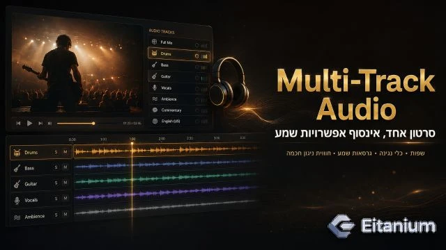 סרטון אחד, אינסוף אפשרויות שמע: Multi-Track Audio ב־Eitanium