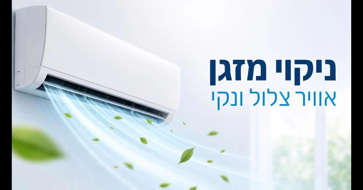 מה מתחבא במזגן שלכם האוויר של מנחם המזגן שלך ראוי לטיפול מקצועי